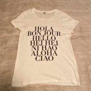 Jcrew Hello T-Shirt